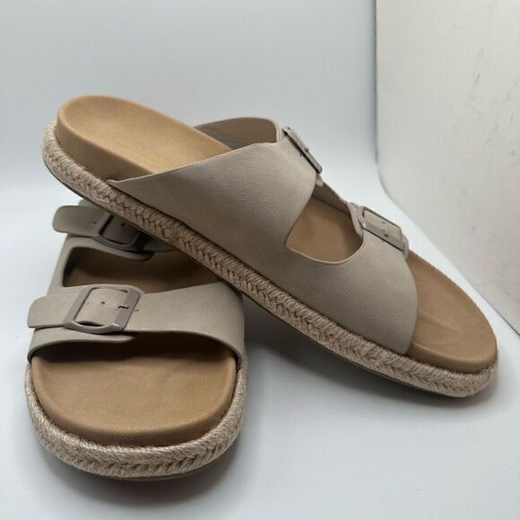 CUSHIONAIRE Women's Espadrille footbed sandal with +Comfort 11 STONE - Picture 6 of 7